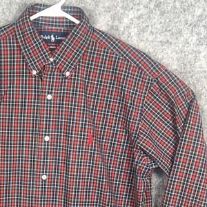 Ralph Lauren Men's Classic Fit Plaid Button Down Shirt Multi Color Small NWT